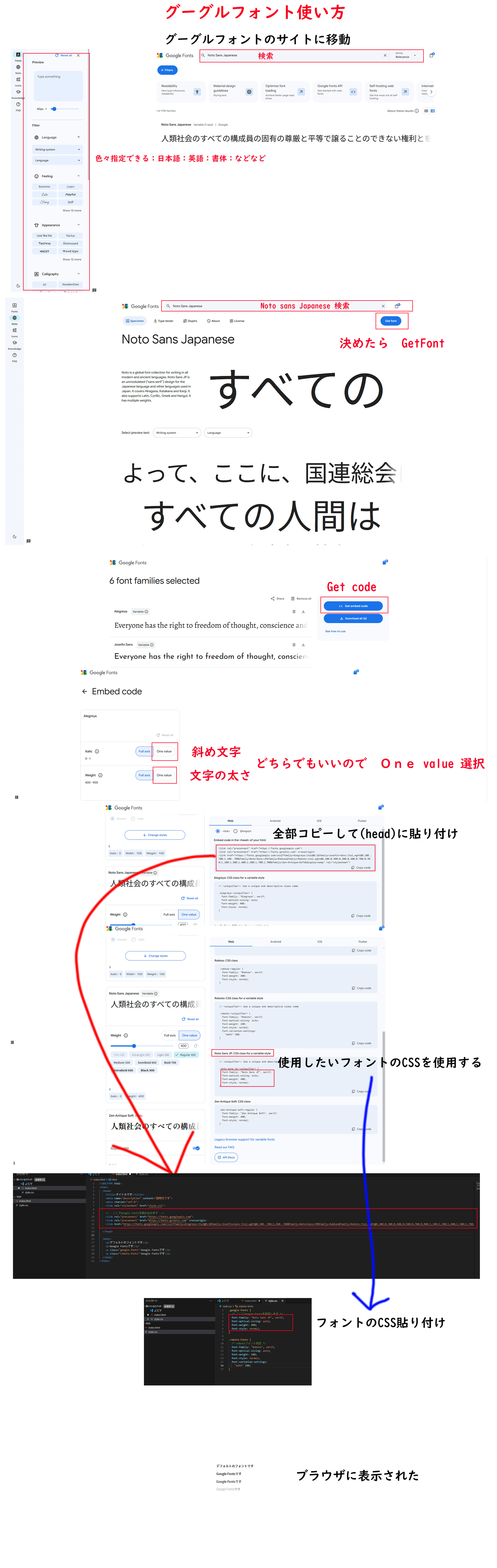 GoogleFonts画像