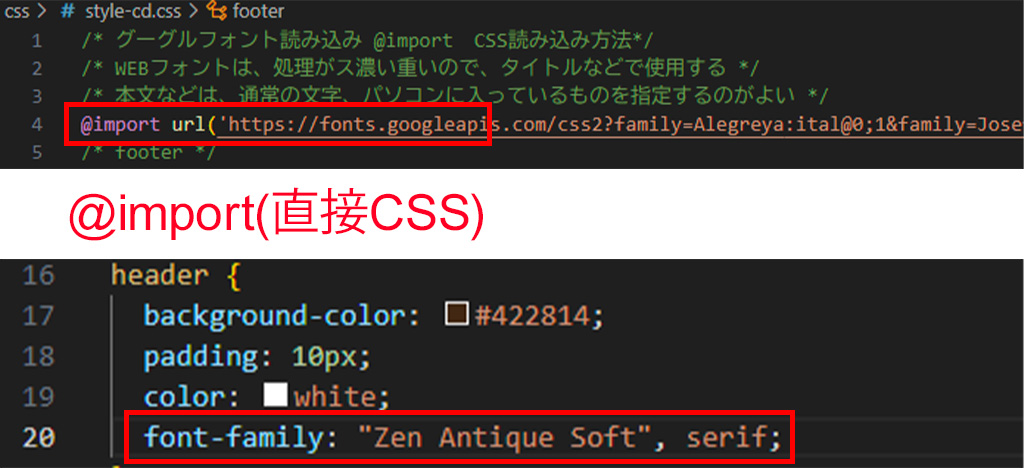 GoogleFont使い方画像